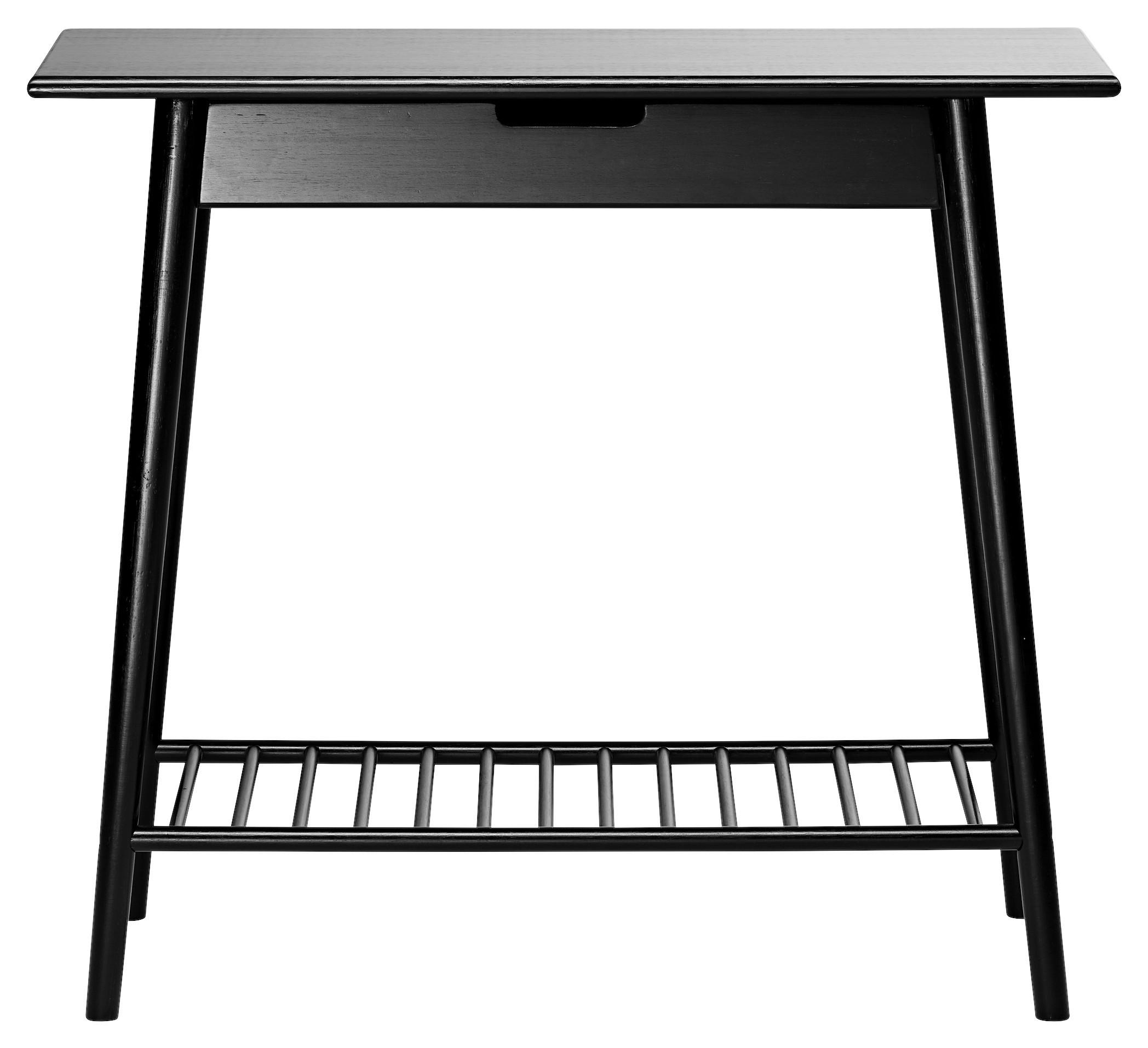 Konsolentisch Noble 2165020, B: 35 cm - Schwarz, ROMANTIK / LANDHAUS, Holz (90/35/80cm) - MID.YOU