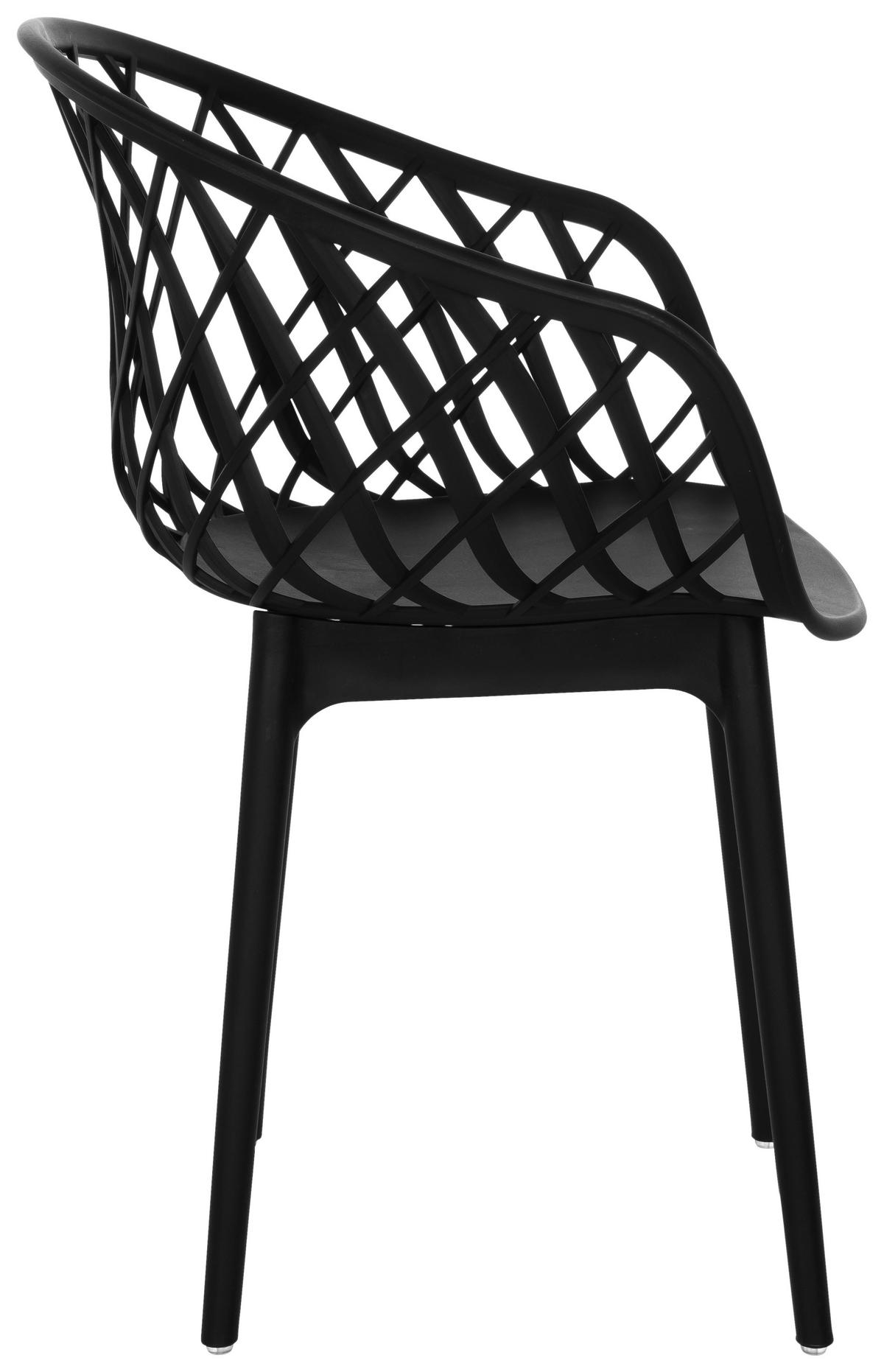 Besucherstuhl Begio B - Schwarz, Basics, Kunststoff (57/76/53cm) - MID.YOU