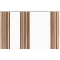 Flächenvorhang Panilo 6er Set - Braun, Trend, Textil (60/245cm)