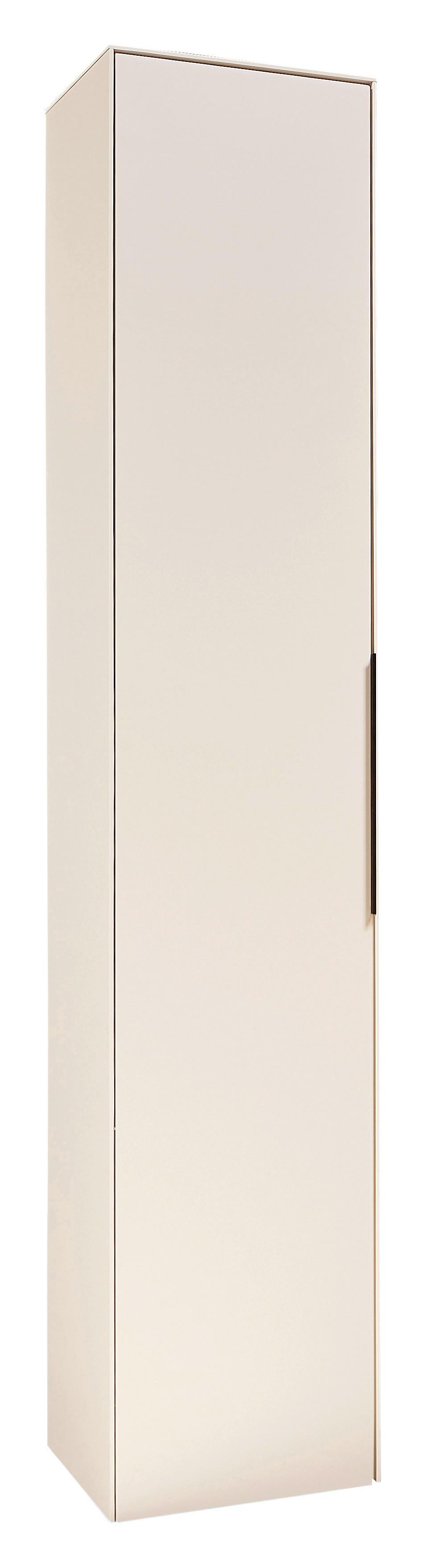 Hochschrank Vaduz Kaschmir, B: 38cm - Kaschmir/Schwarz, Trend, Holzwerkstoff (38/192/30cm)