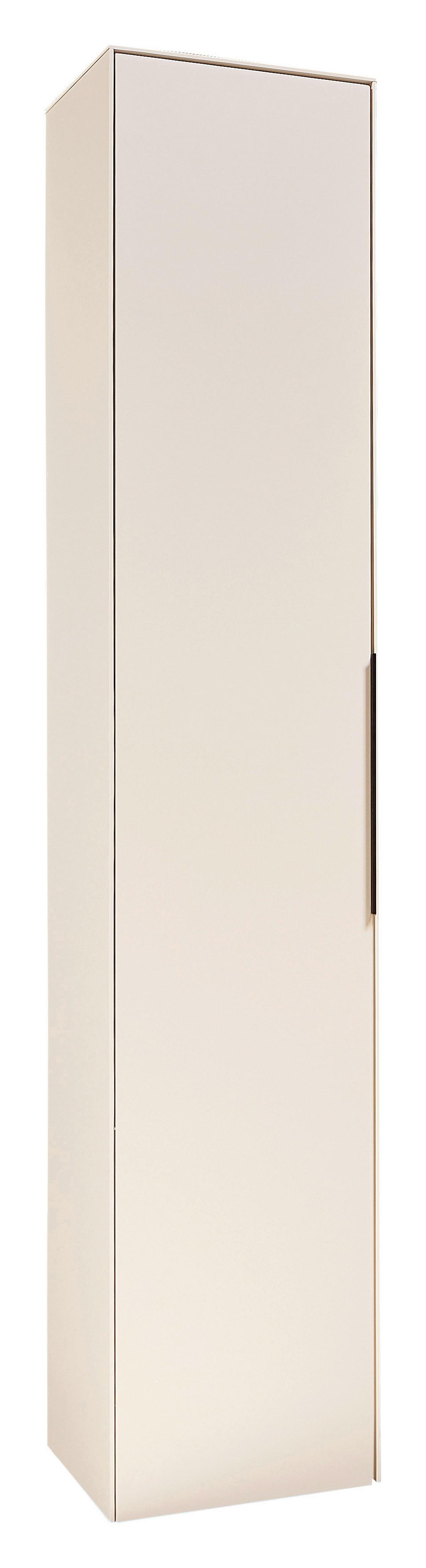 Hochschrank Vaduz Kaschmir, B: 38cm - Kaschmir/Schwarz, Trend, Holzwerkstoff (38/192/30cm)