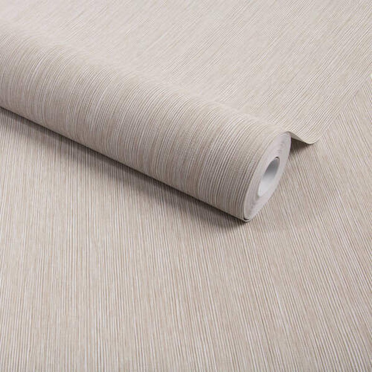 Vliestapete Uni Beige, 52x1000 cm - Beige, Basics, Papier/Kunststoff (52/1000cm)