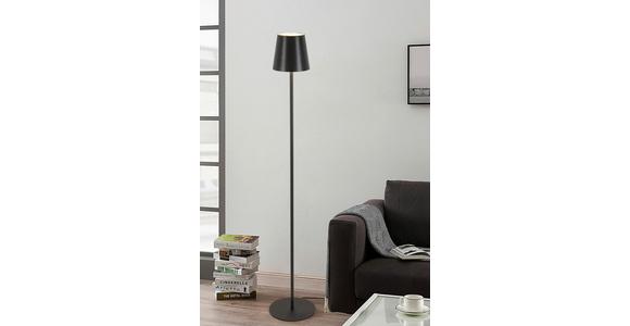 LED-Stehleuchte Loft - Schwarz, MODERN, Kunststoff/Metall (22/130cm) - Luca Bessoni