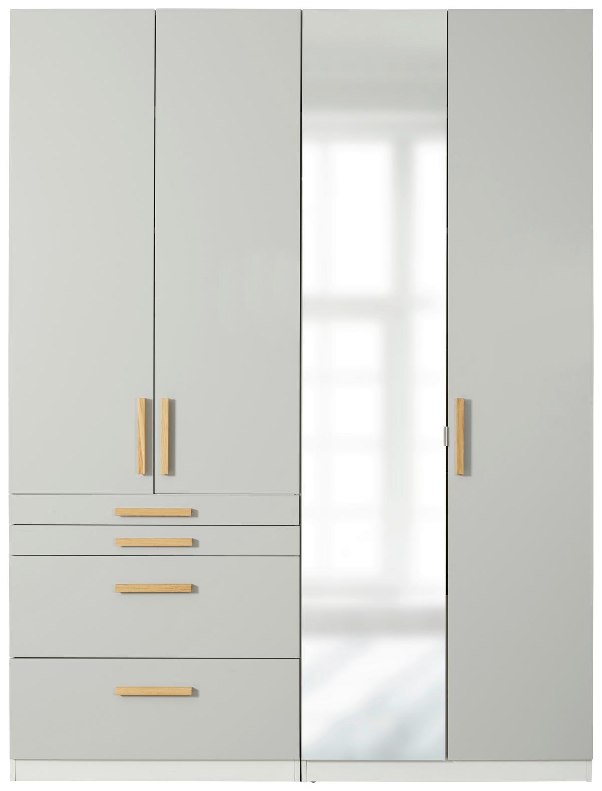 KORPUS ŠATNÍKOVEJ SKRINE UNIT - biela, Modern, kompozitné drevo (91,1/242,2/56,5cm) - Ondega