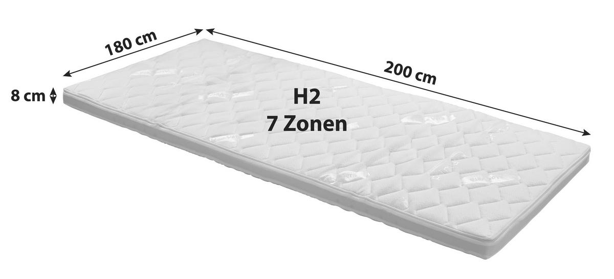 Fedőmatrac Gamma 180/200 Cm - fehér, textil (180/200cm) - Primatex