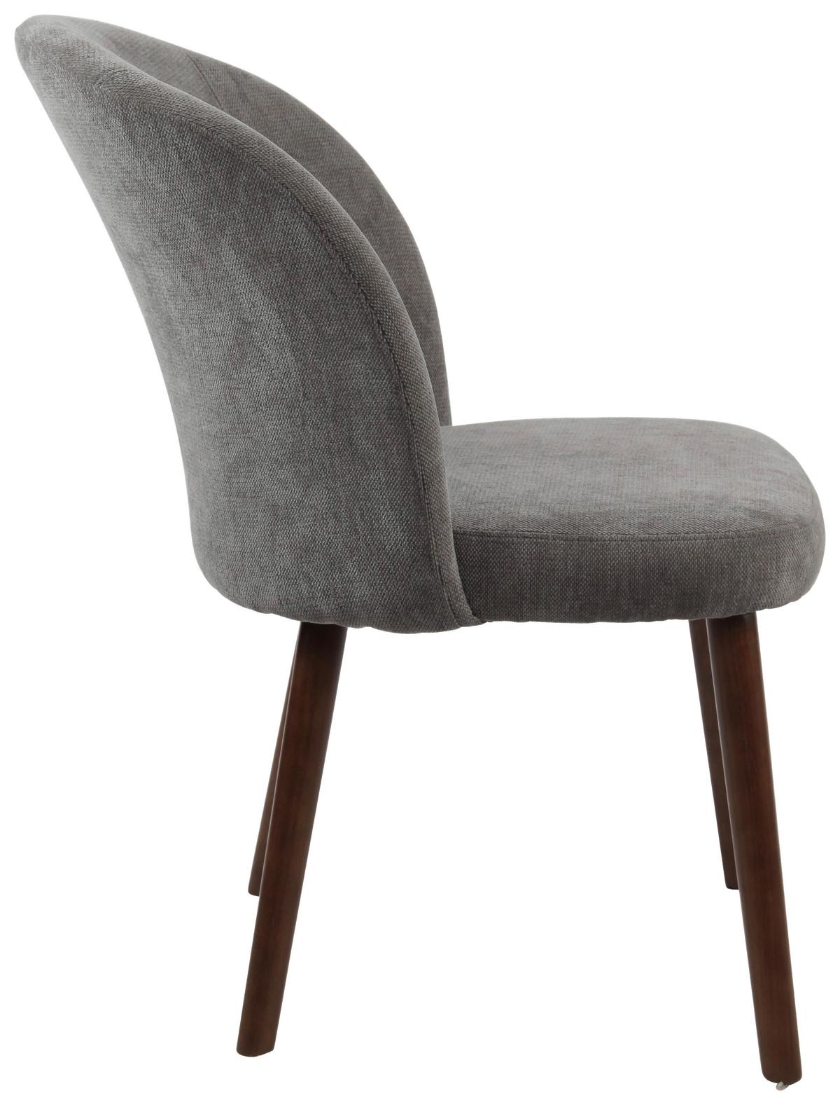 Stuhl Tampere Grau B: 53 cm - Eichefarben/Grau, MODERN, Holz/Textil (53/87/58cm) - Livetastic