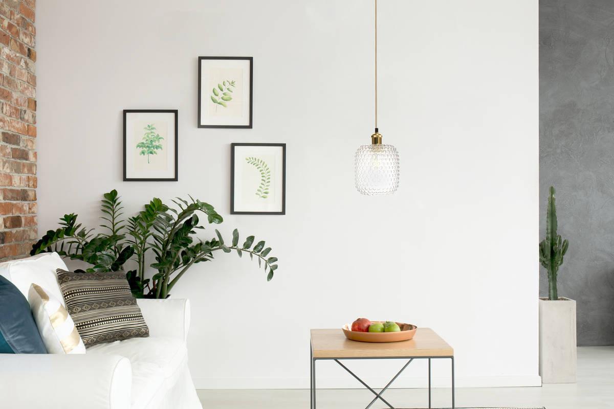 Hängeleuchte Irene H: 27 Cm 1-Flammig Glasschirm - Klar, Trend, Glas (20/27/20cm) - Kayoom