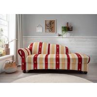 Ottomane Torello Rot - Wengefarben/Rot, KONVENTIONELL, Textil (86/84/190cm) - Livetastic
