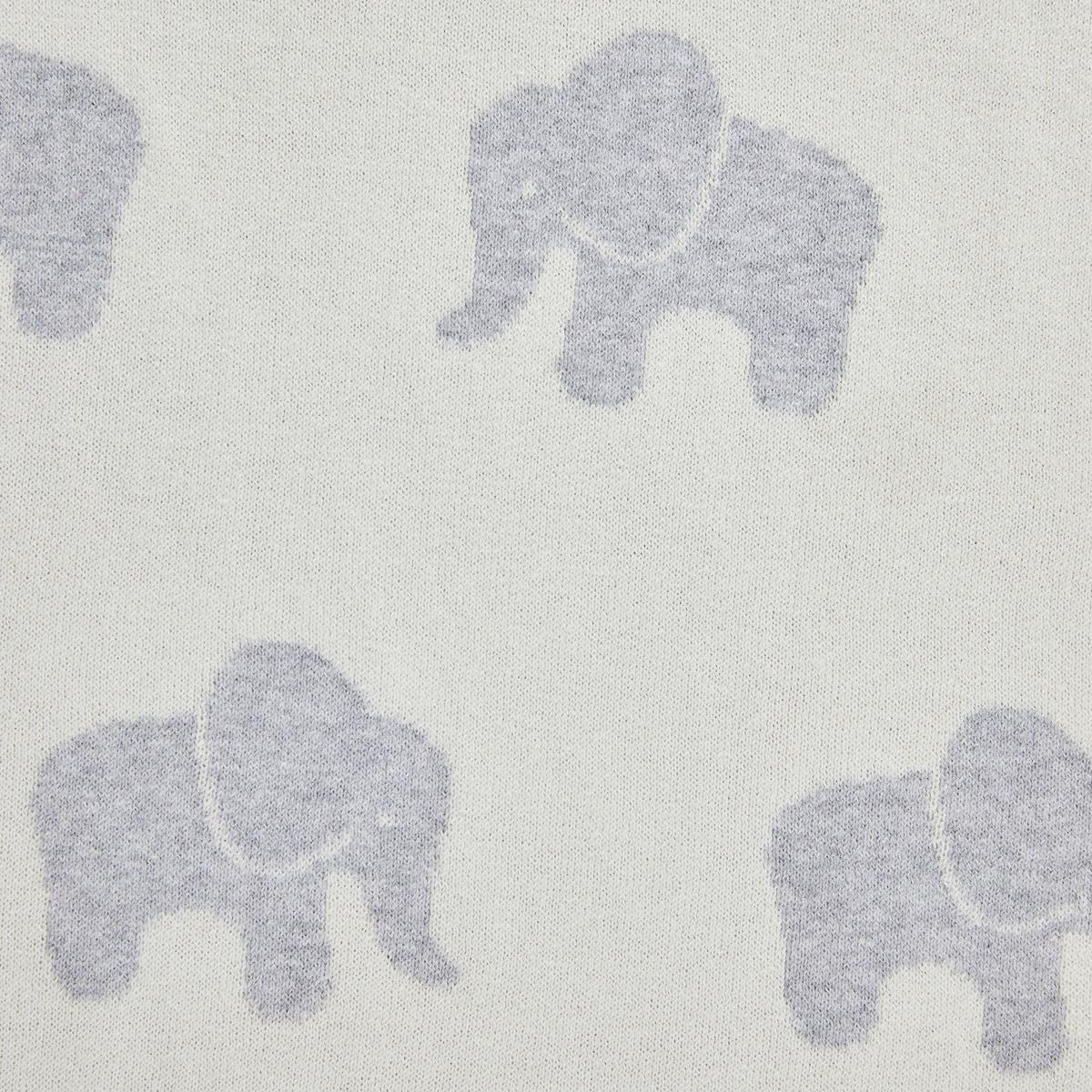 Prikrývka pre bábätko ELLY sivá/biela - sivá/biela, Modern, textil (80/100cm) - Bessagi Kids