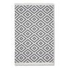RUČNĚ TKANÝ KOBEREC Inaya 2, 120/170cm - bílá/antracitová, Moderní, textil (120/170cm) - Mömax