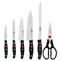 Messerset Zwilling Twin Pollux - Edelstahlfarben/Schwarz, Basics (41/11/5cm) - Zwilling