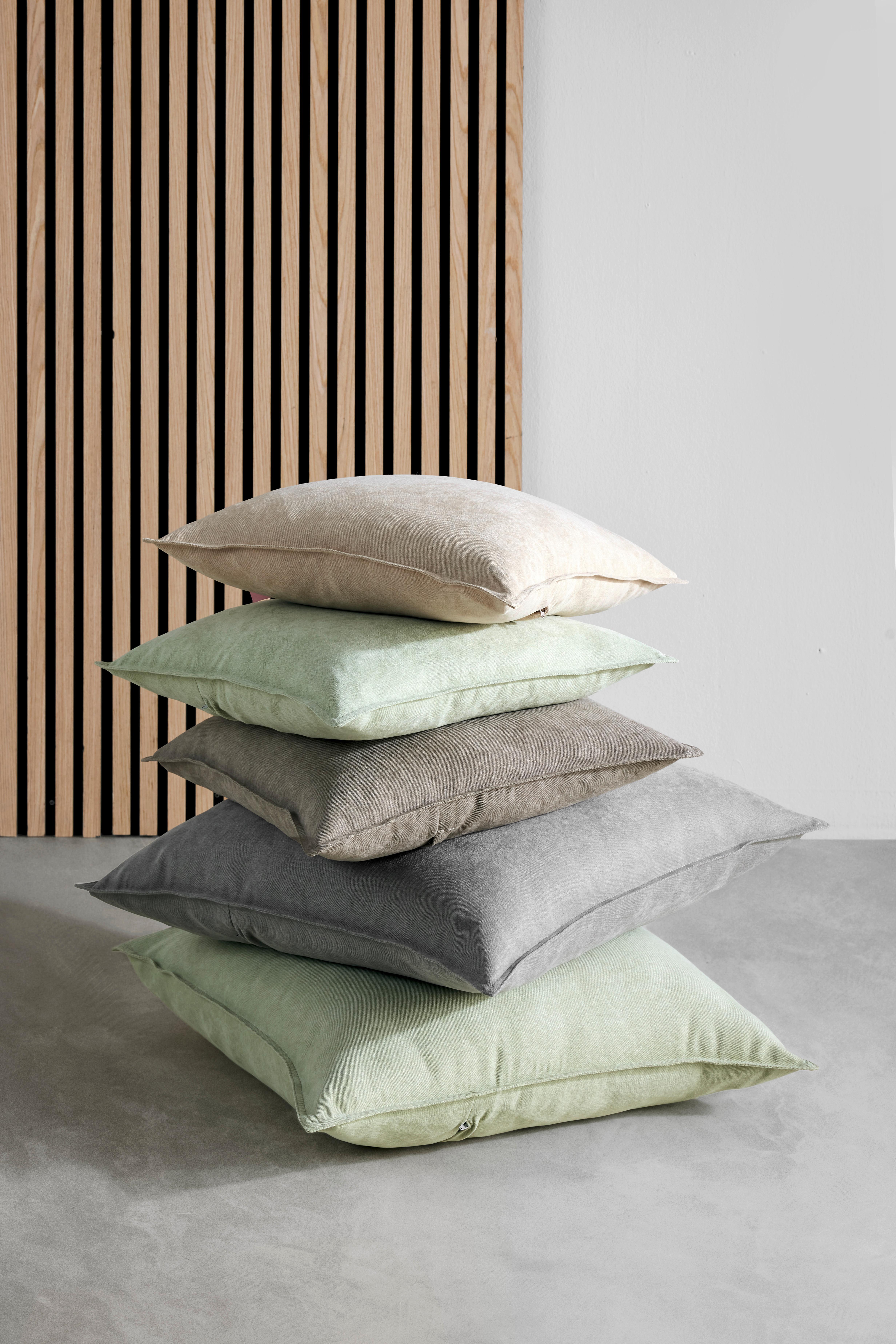 DEKORAČNÍ POLŠTÁŘ NATHI - pastelově modrá, Konvenční, textil (45/45cm) - Modern Living
