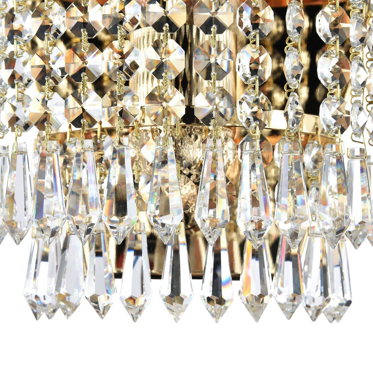 Wandleuchte Palace - Goldfarben, Basics, Glas/Metall (17/18,4/11,9cm) - MAYTONI