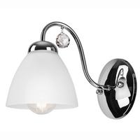 Wandleuchte Miranda Chromfarben D: 20 Cm - Chromfarben, Design, Glas (20/14cm)