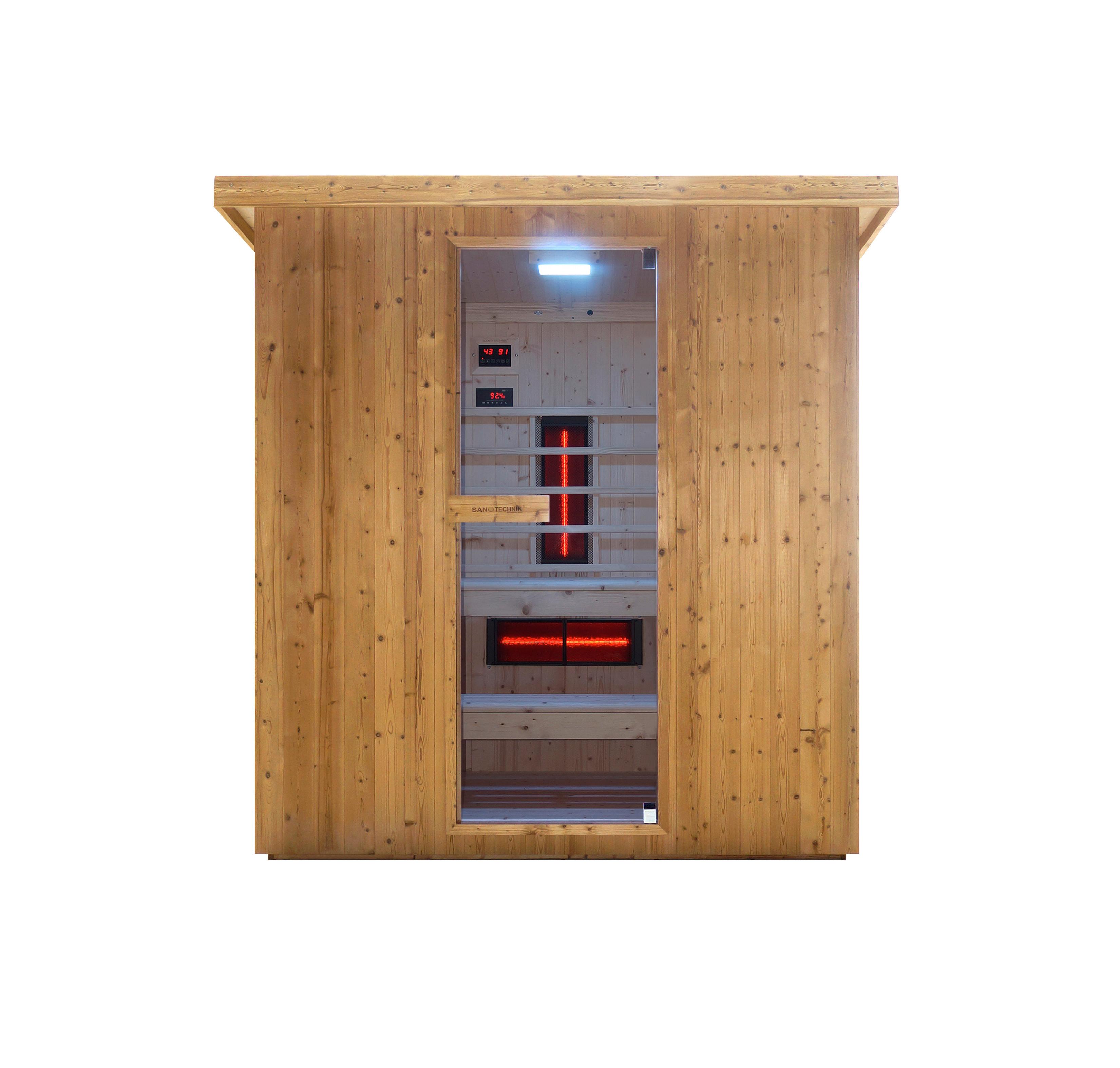 Infrarotkabine Lahti Holzfarben B: 181,5 Cm