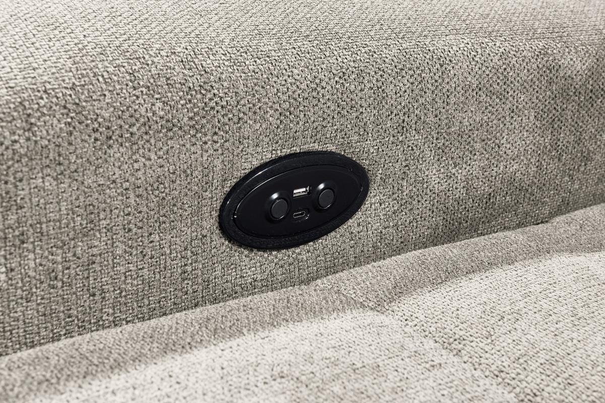 Ecksofa Rockdale Grau S: 282x200 Cm - Schwarz/Grau, KONVENTIONELL, Textil (282/200cm) - MID.YOU