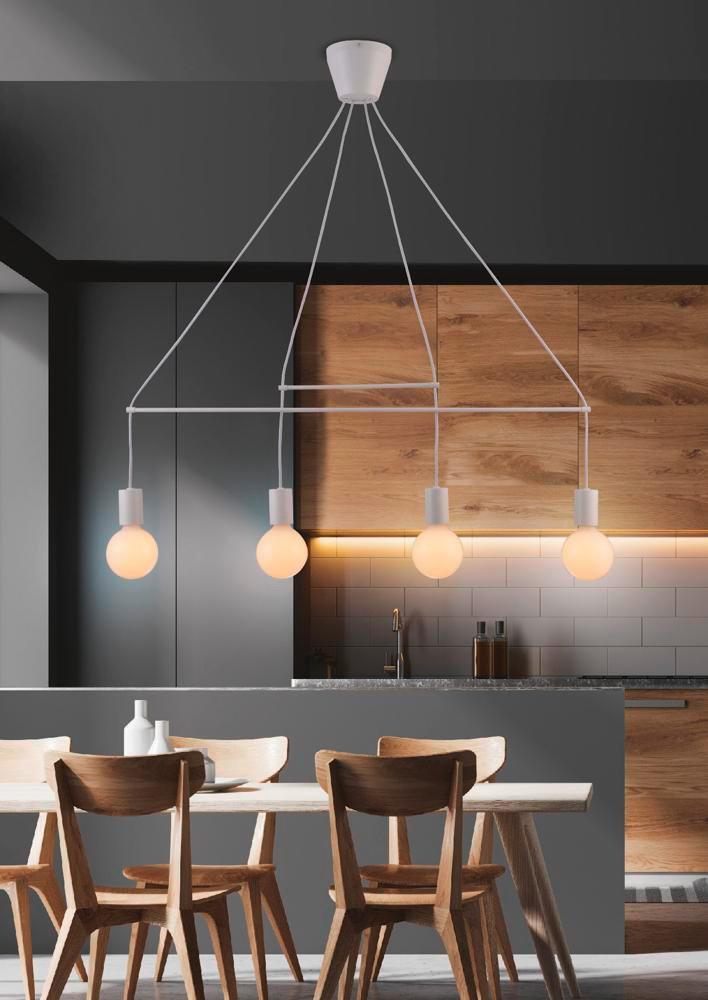 Pendelleuchte 34-70906 Alto - Weiß, Design, Metall (94/10/95cm)