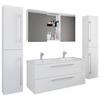 Badezimmer Budasi Weiß B: 111 cm - Weiß, MODERN, Keramik/Holzwerkstoff (178cm) - MID.YOU