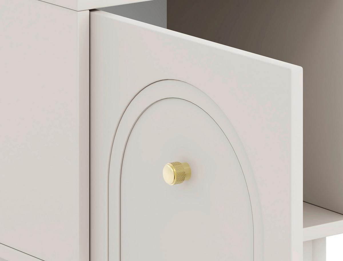 Nachtkästchen Mazoma Kaschmir B: 41,5cm - Kaschmir, LIFESTYLE, Holzwerkstoff (41,5/53,5/39cm) - MID.YOU