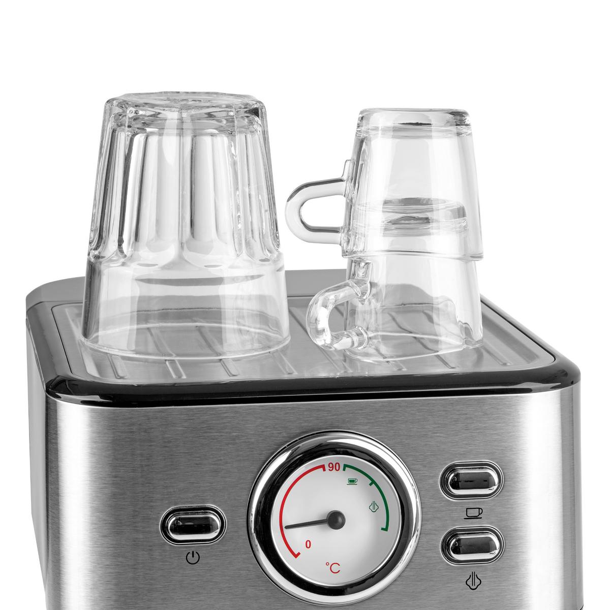 ESPRESSOMASCHINE 1100W, 15 bar - Basics, Kunststoff/Metall (32/27.5/30cm) - Beem
