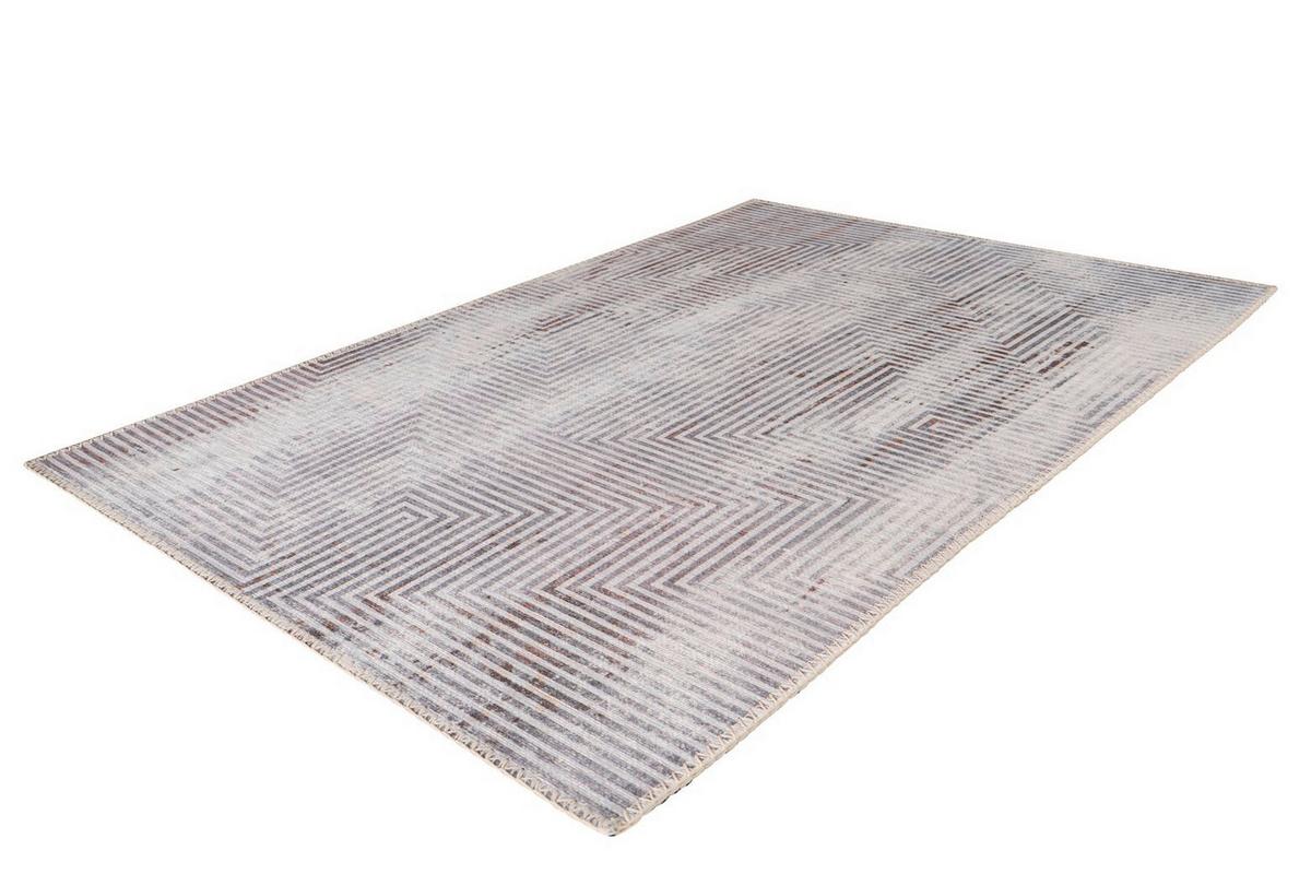 Flachwebteppich Grau Maya 160x230 cm - Grau, Basics, Textil (160/230cm) - Kayoom