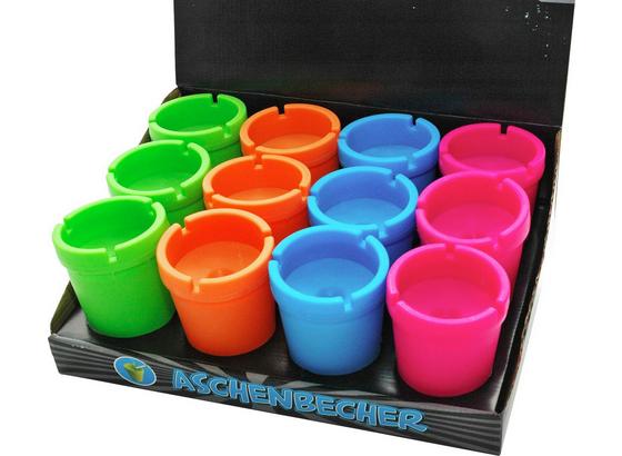 Wind-Aschenbecher Kunststoff - Blau/Pink, KONVENTIONELL, Kunststoff (8/11cm) Wind-Aschenbecher Kunststoff - Blau/Pink, KONVENTIONELL, Kunststoff (8/11cm)