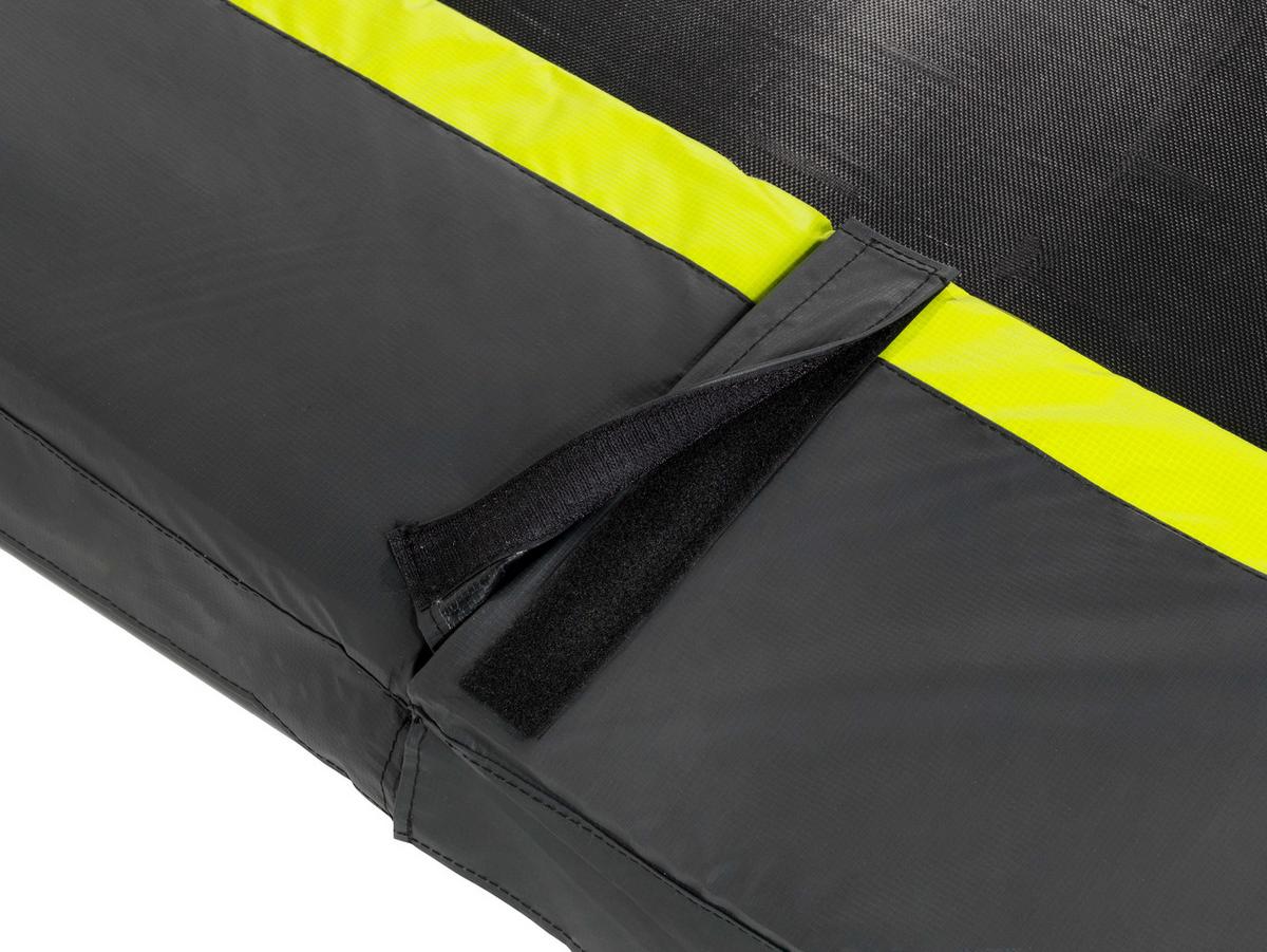 Trampolin Ø 427 cm Mit Sicherheitsnetz Exit Silhouete - Schwarz, KONVENTIONELL, Kunststoff/Metall (427/203cm) - EXIT Toys