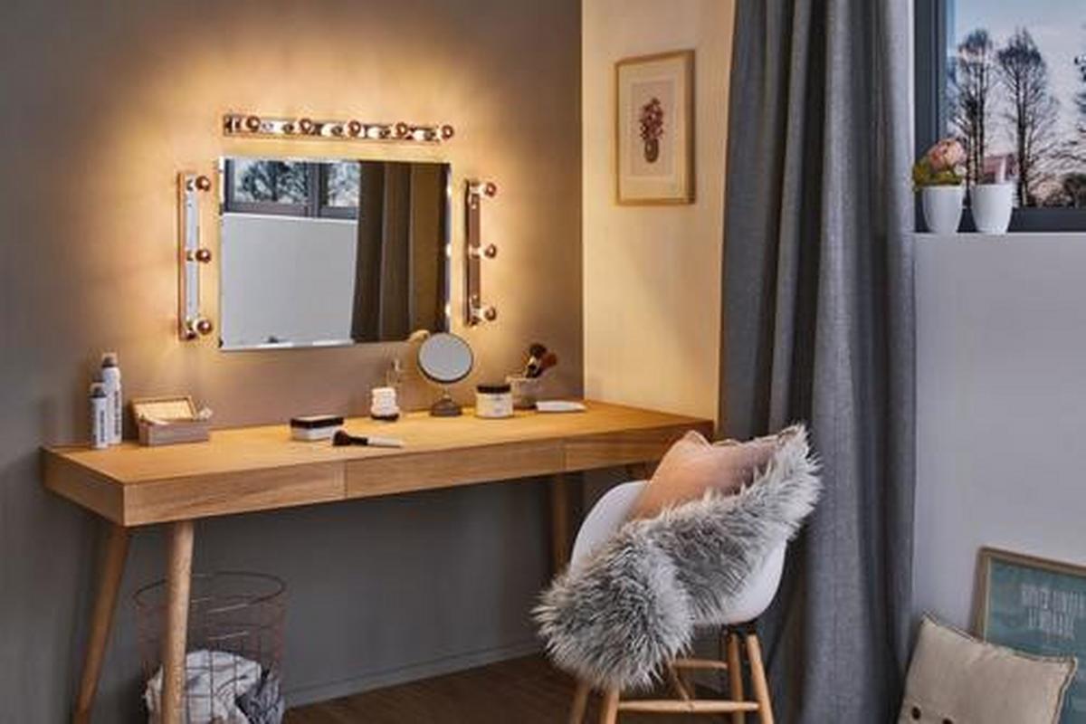 Spiegelleuchte Mirror Regula B: 65 cm Chromfarben 40 W - Chromfarben, Design, Metall (65/7,5/5cm) - Paulmann