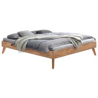 Bett Calvari Buchefarben 200x200 Cm - Buchefarben, KONVENTIONELL, Holz (200/200cm) - Hasena