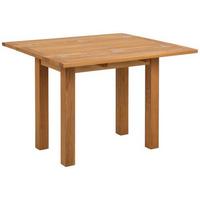 Esstische Ausziehbar Echtholz Kenley 100x90x75 Cm - Eichefarben, Trend, Holz/Holzwerkstoff (45-90/100/75cm) - MID.YOU
