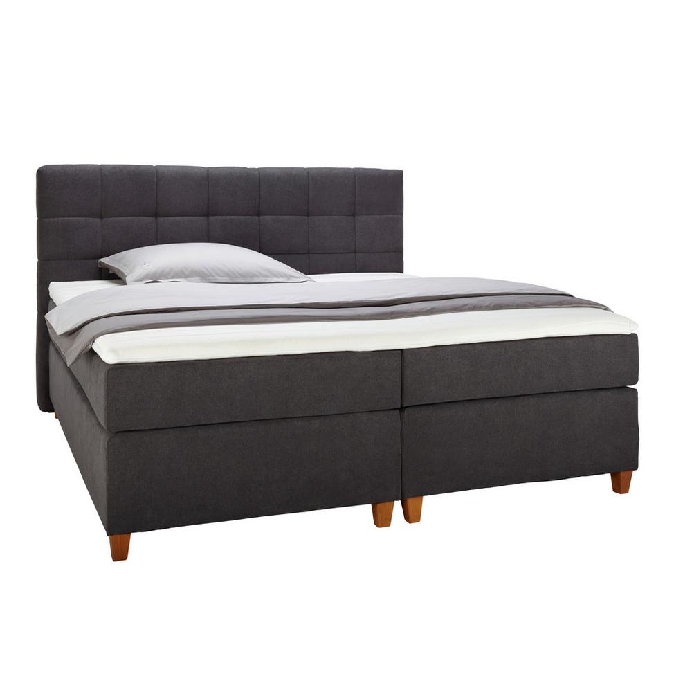 Fotografia produktu: Posteľ Boxspring JERRY 180x200 cm, tmavosivá