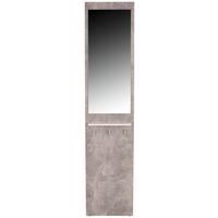 Előszobafal Alice *TOP ÁR* - világosszürke/fehér, Modern, faalapú anyag (40/195/30cm) - Best Price