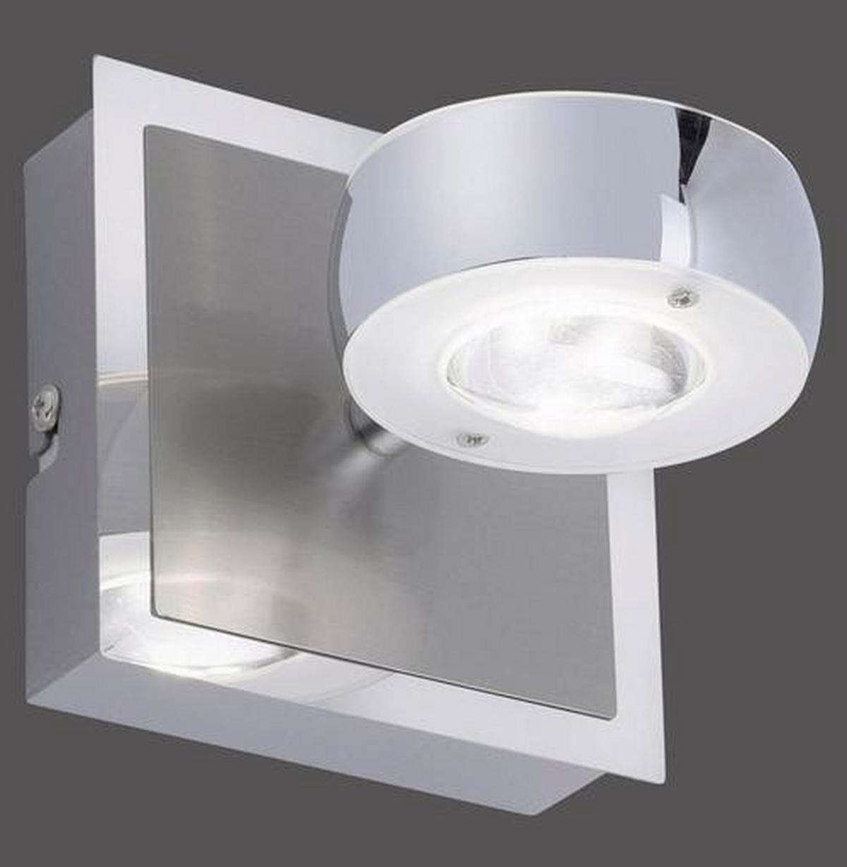Led-wandleuchte 12471-55 Lolasmart-Opti - Silberfarben, Design, Kunststoff/Metall (12/12/14cm)
