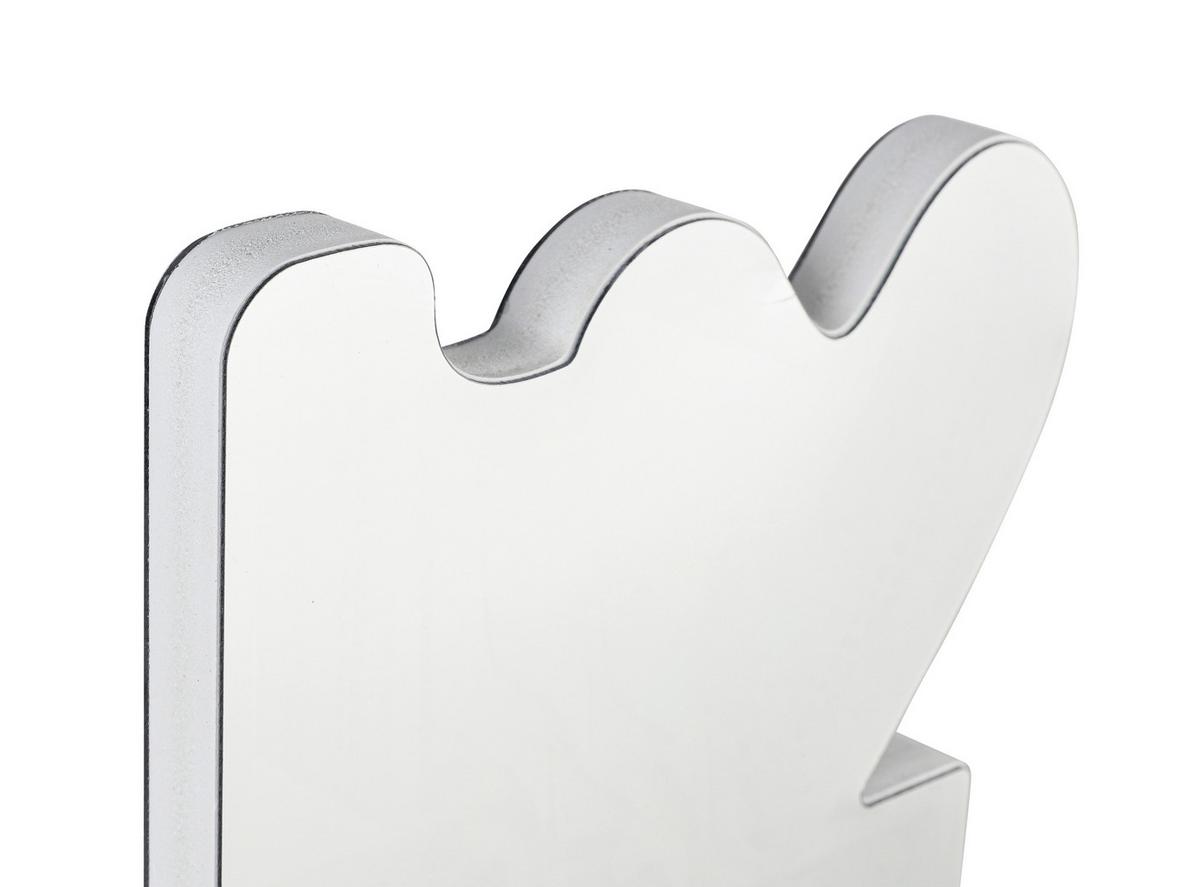 LED-Dekoleuchte Clementine - Chromfarben/Weiß, Basics, Kunststoff (18/4,6/26,9cm) - Luca Bessoni