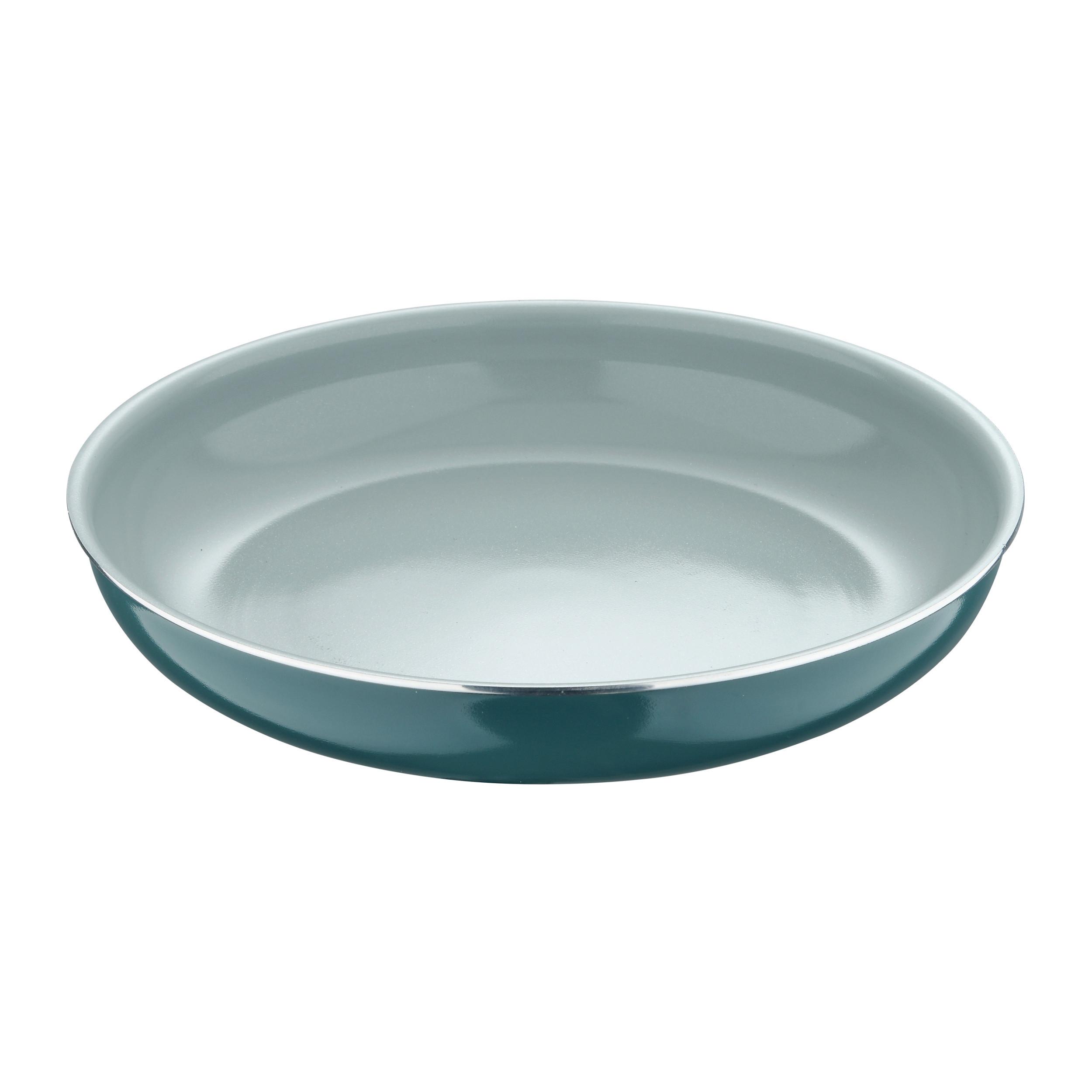 Panvica na smaženie Ø 24 cm - zelená, Konventionell, kov (24/4,5cm) - Mömax