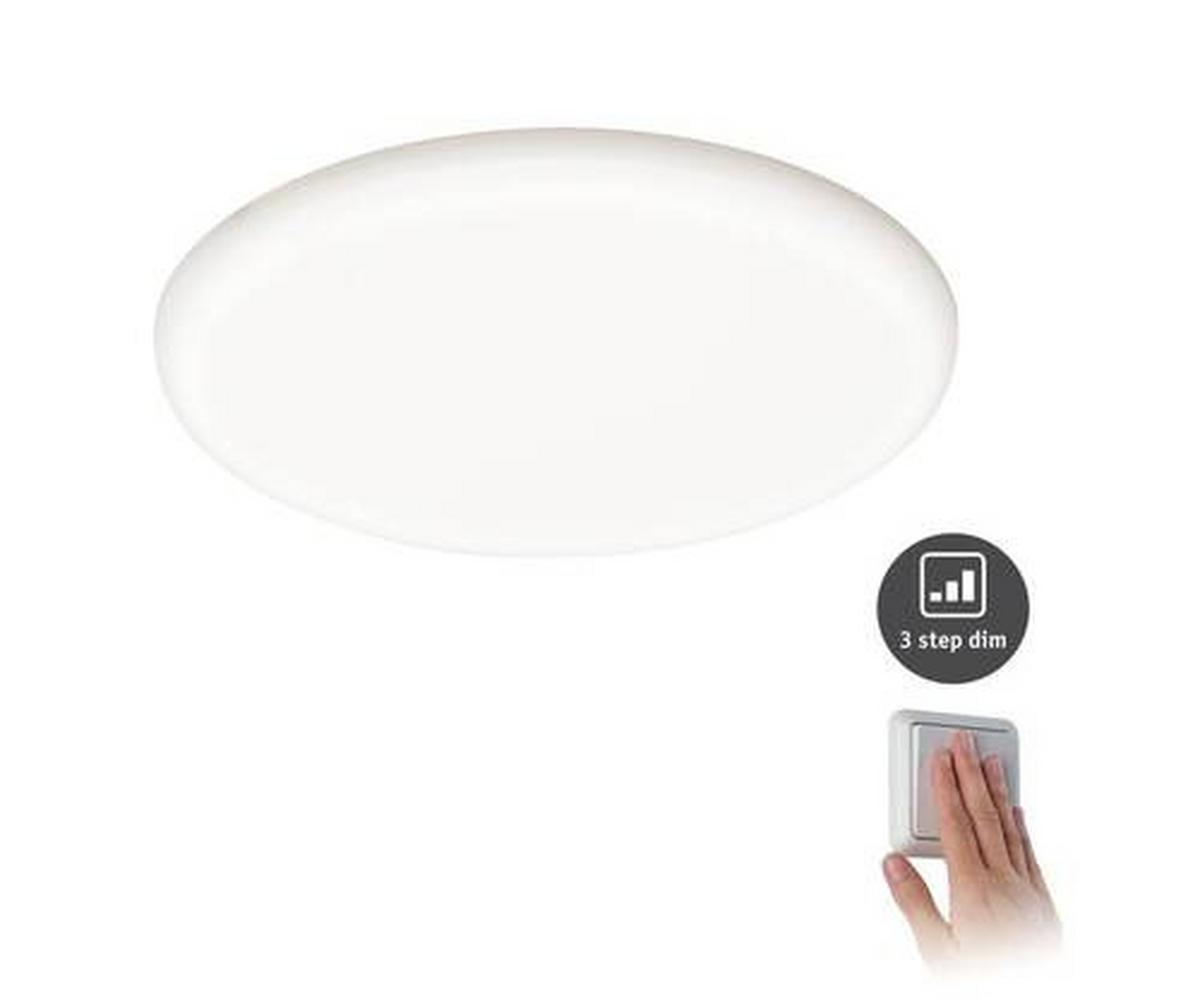 Led-paneel Ø 21,5 Cm Dimmbar - Basics, Kunststoff (21,5/1cm) - Paulmann