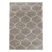 Webteppich Beige Naturfaser Salsa 120x170 cm - Beige, Design, Textil (120/170cm)