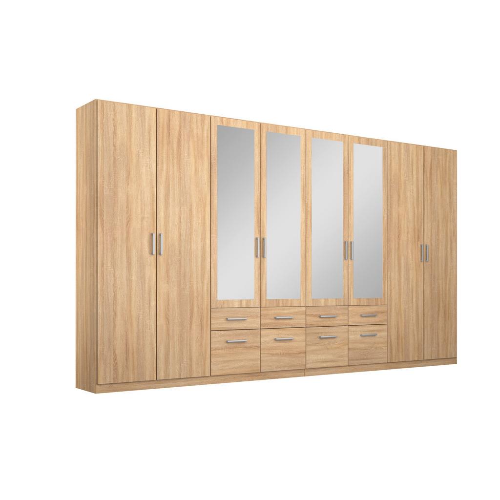 DREHTÜRENSCHRANK Bingen S. Eiche D. B: 360cm