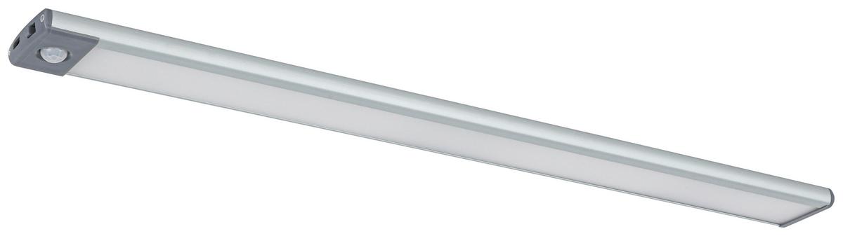 PODSVĚTLENÍ UNTI - šedá/barvy stříbra, Moderní, kov/plast (46/4/1cm) - Mömax