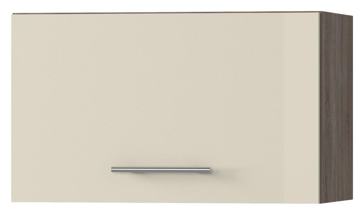 Felsőszekrény Corina 2 - bézs/tölgyfa színű, Modern, műanyag/fa (60/36,2/34,6cm)