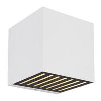 LED-Außenleuchte 34156w - Klar/Schwarz, Basics, Glas/Metall (10/10/10cm) - Globo