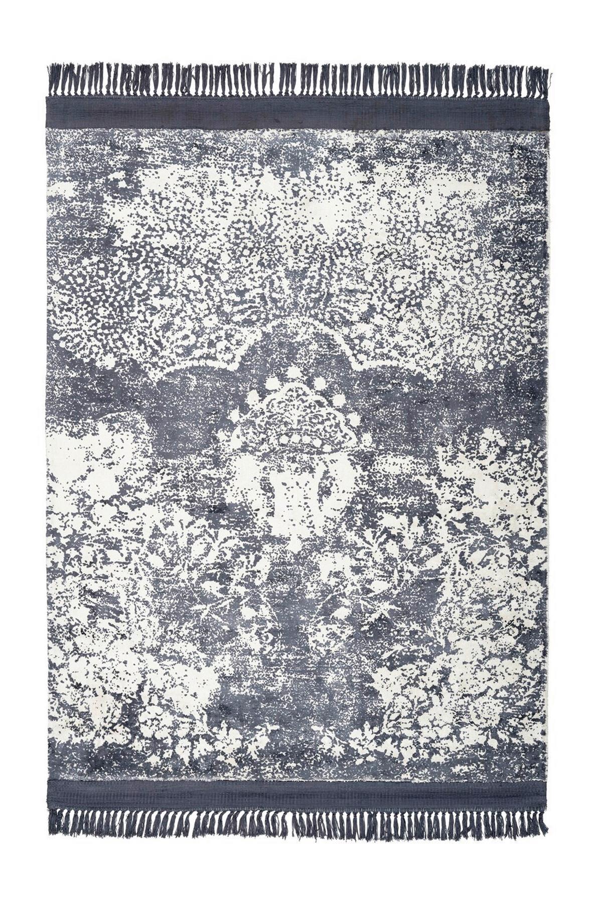 Flachwebteppich, 120x170 Cm Dolce Vita 125 Violett 120x170 - Weiß/Grau, Design, Textil (120/170cm)