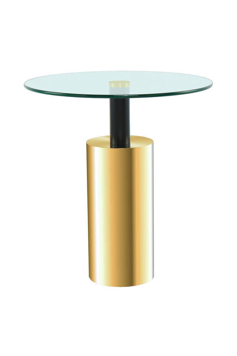 Beistelltisch Rosanna Klar/Goldfarben
