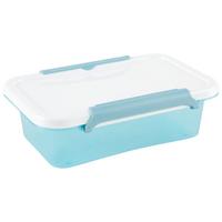 Aufbewahrungsdose Bianca - Blau/Transparent, Basics, Kunststoff (61/40/140cm) - Luca Bessoni