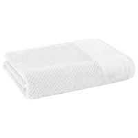 DUSCHTUCH Popcorn 70x140 cm Weiß - Weiß, Basics, Textil (70/140cm)
