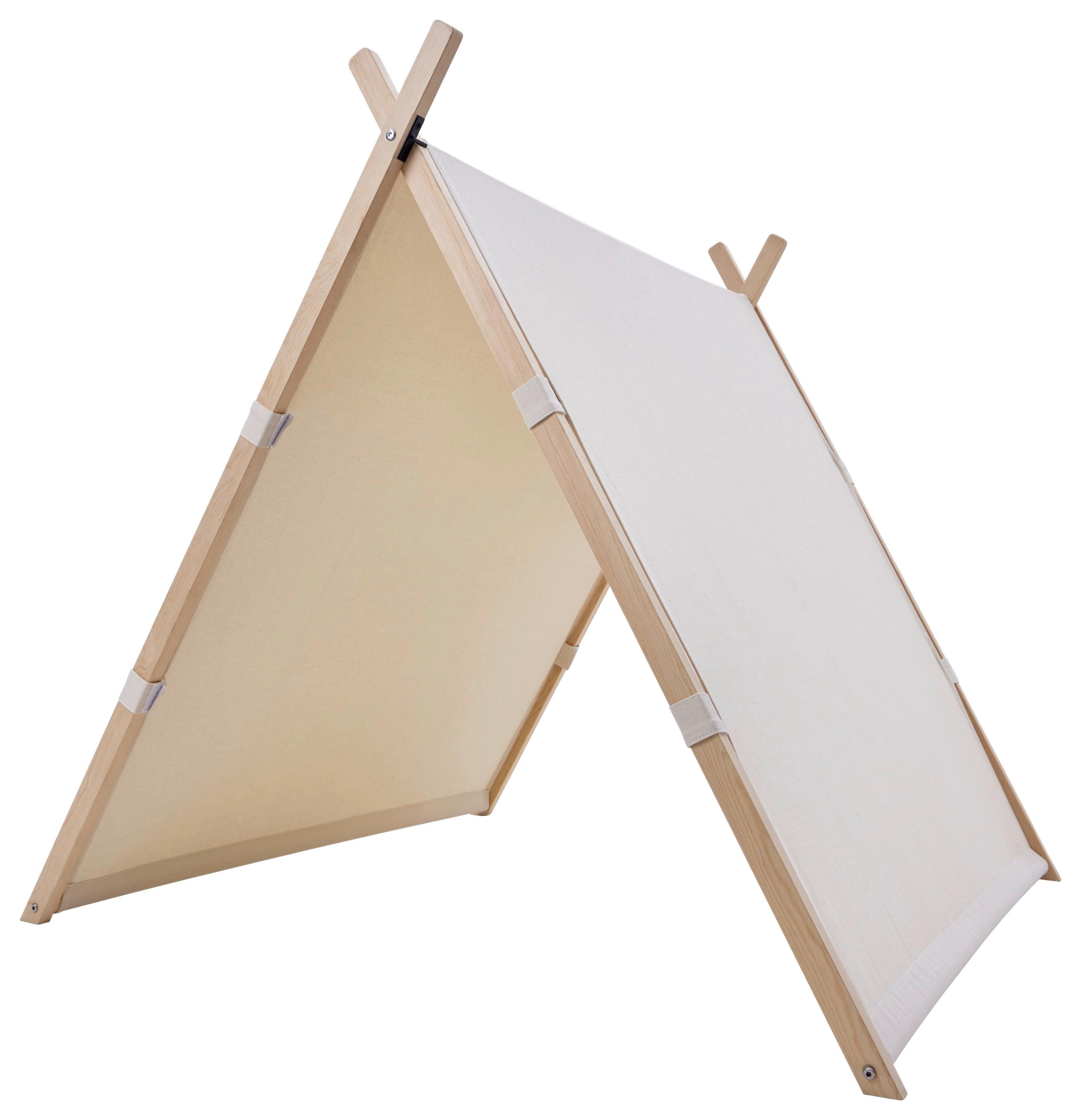 Spielzelt S052.201.00 - Creme, KONVENTIONELL, Holz/Textil (123/107/106cm) - Ambia Garden