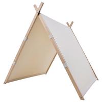 Spielzelt S052.201.00 - Creme, KONVENTIONELL, Holz/Textil (123/107/106cm) - Ambia Garden