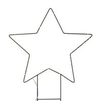 Gartenstecker Eni - Schwarz, Basics, Metall (25/48cm)