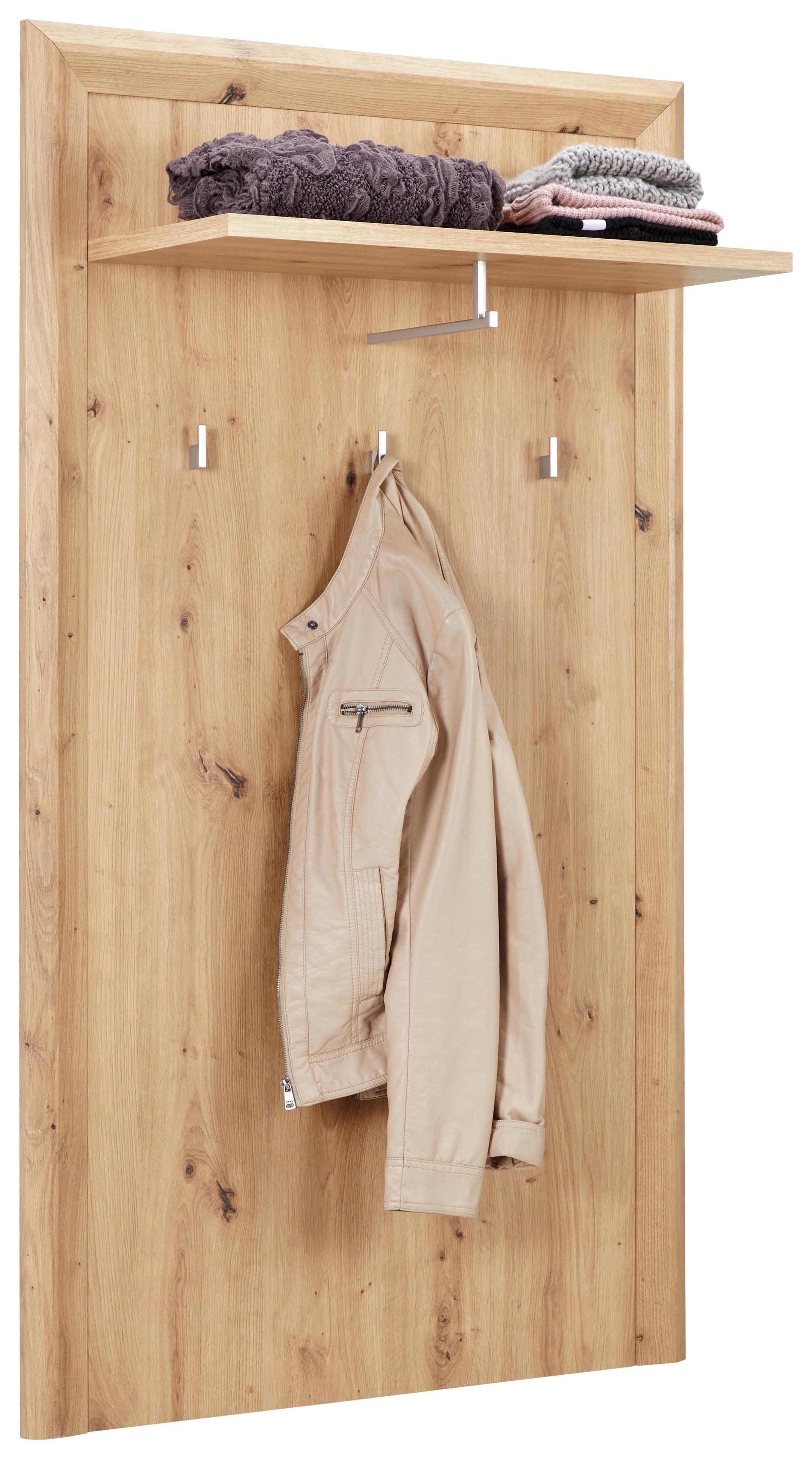 Előszoba Panel Kashmir New - Tölgyfa, modern, Faalapú anyag (84/145/32cm) - James Wood