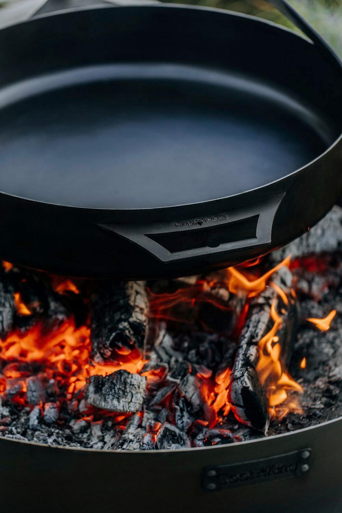 Pfanne Pfanne - Schwarz, Basics, Metall (50cm)